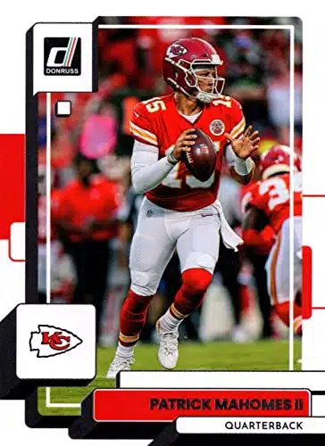 Patrick Mahomes Donruss Series Mint Card #Picturing This Kansas City Chiefs Superstar In His Red Jersey