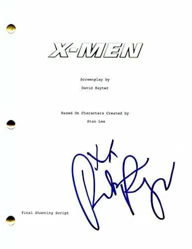 Rebecca Romijn Signed Autograph X Men Movie Script   Sexy Mystique, Lois Lane   Movie Scripts