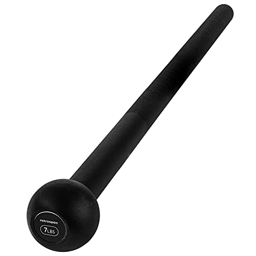 Retrospec Steel Macebell To Lbs For Men &Amp; Women Steel Mace Strength Training &Amp; Full Body Workouts, Matte Black
