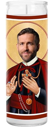 Ryan Reynolds Celebrity Prayer Candle Saint Candle Inch Glass Prayer Votive Handmade In Usa Novelty Celebrity Gift Ryan Reynolds Celebrity Prayer Candle Saint Candle Inch Glass Prayer Votive Handmade In Usa Novelty Celebrity Gift