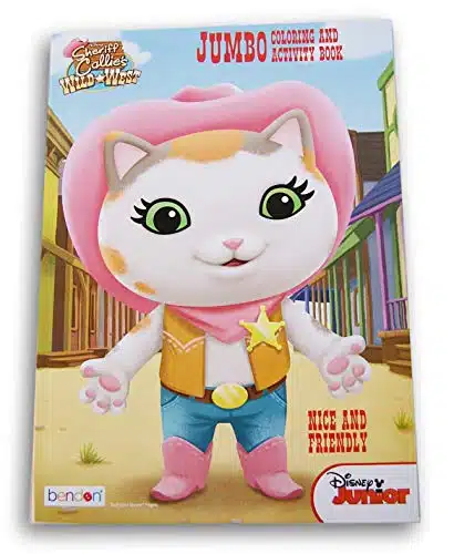 Sheriff Callie Nice And Friendly Coloring And Activity Book   Pages