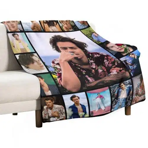 Singer Blanket Super Soft Flannel Styles Throw Blanket For All Seasons Bedroom Sofa Living Room Throws X