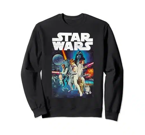 Star Wars Vintage Cast Poster Sweatshirt