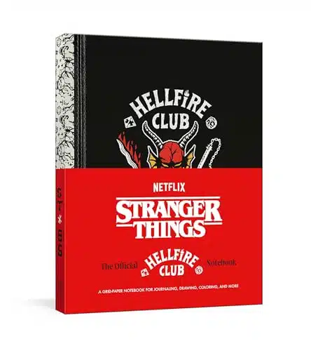 Stranger Things The Official Hellfire Club Notebook A Grid Paper Notebook For Journaling, Drawing, Coloring, And More