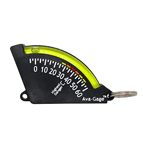 Sun Company Avagage   Avalanche Danger Indicator  Skiing And Snowboarding Slope Meter  Trail Inclinometer