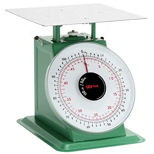 Tada Lbs Heavy Duty Portion Control Mechanical Kitchen And Food Scale Industrial Dial Scale With Stainless Steel Platform