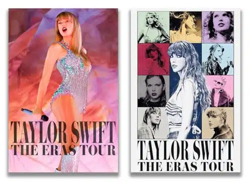 Taylor Poster The Eras Tour Wall Art World Tour Movie Poster Swift Wall Decor Set Of Ï¼Xinch  Unframedï¼