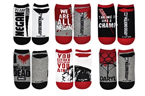 The Walking Dead Lowcut Socks Negan Daryl Dixon Amc Fits Ladies Shoe The Walking Dead Lowcut Socks Negan, Daryl Dixon Amc Fits Ladies Shoe