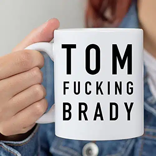 Tom Brady, Tom Fucking Brady, Goat, Tom Brady Goat, Buccaneers Tom Brady, Goat Coffee Mug Oz, White
