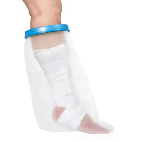 Wilsco % Waterproof Leg Cast Cover For Showering, Reusable Covers For Leg And Foot Surgeries (Large)