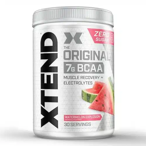 Xtend Original Bcaa Powder Watermelon Explosion   Sugar Free Post Workout Muscle Recovery Drink With Amino Acids   G Bcaas For Men &Amp; Women   Servings