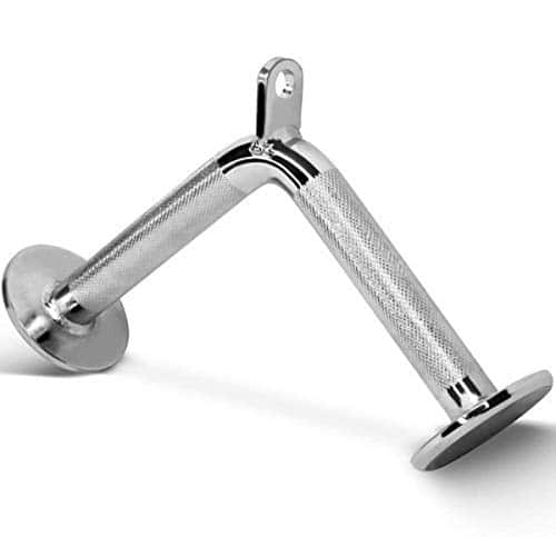 Yesall Lat Cable Attachment Tricep Press Down Bar With Diamond Knurl Handle Support Up To Lbs Chrome V Shaped Bar Yesall Lat Cable Attachment, Tricep Press Down Bar With Diamond Knurl Handle, Support Up To Lbs (Chrome V Shaped Bar)