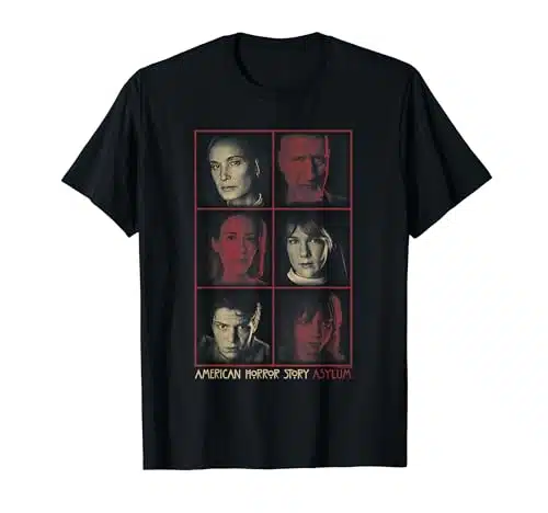 American Horror Story Asylum Character Frames T Shirt