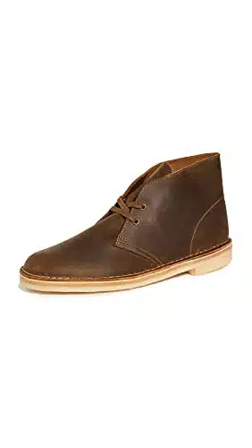 Clarks Men'S Desert Chukka Boot, Beeswax Leather,