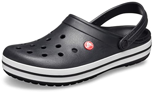 Crocs Crocband Clog Sandals Black Mens Omens Crocs Crocband Clog Sandals, Black, Men'S Omen'S