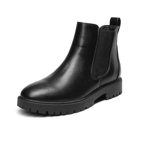 Dream Pairs Women'S Black Boots Chelsea Ankle Booties Shoes, ,Dab