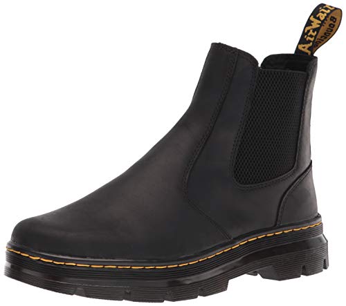 Dr. Martens Unisex Embury Chelsea Boot, Black Wyoming, Omenen