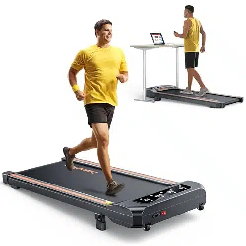 Hometro Hp Walking Pad With Incline, Compact Treadmill For Homeoffice, Portable Under Desk Treadmills Lbs For Joggingrunning, With Led Displayapp&Amp;Remote Controlhandy Lube Hole, Assembly Free
