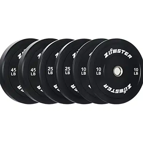 Lb Lb Lb Bumper Plate Olympic Weight Plate Bumper Weight Plate With Steel Insert (Lb Weight Set)