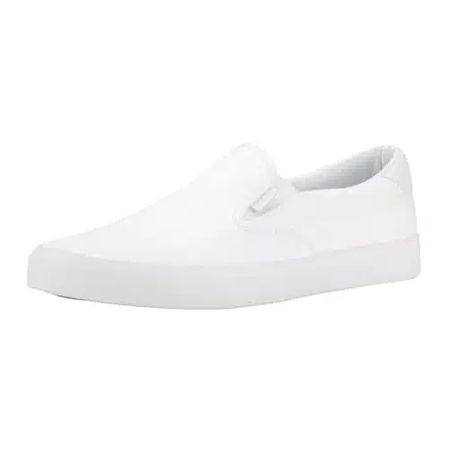 Lugz Men'S Clipper Classic Slip On Fashion Sneaker, White, D Us