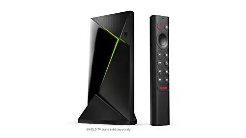 Nvidia Shield Android Tv Pro Streaming Media Player; K Hdr Movies, Live Sports, Dolby Vision Atmos, Ai Enhanced Upscaling, Geforce Now Cloud Gaming, Google Assistant Built In, Works With Alexa