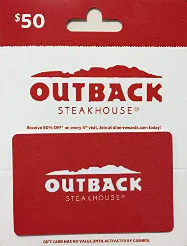 Outback Steakhouse Restaurant Gift Card $