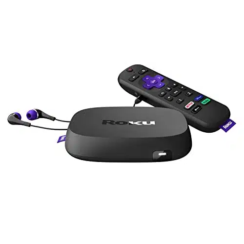 Roku Ultra  Streaming Device Hdkhdrdolby Vision With Dolby Atmos, Bluetooth Streaming, And Roku Voice Remote With Headphone Jack And Personal Shortcuts, Includes Premium Hdmiâ® Cable