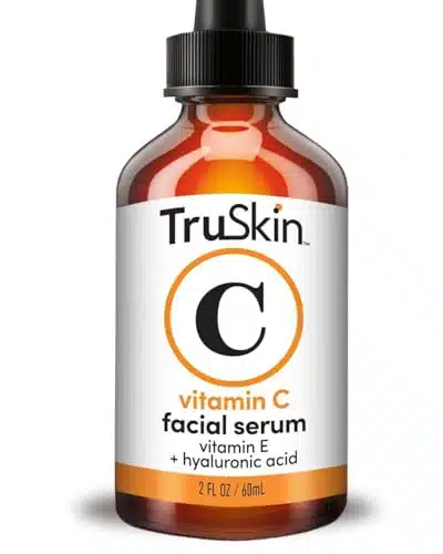 Truskin Vitamin C Face Serum  Anti Aging Face &Amp; Eye Serum With Vitamin C, Hyaluronic Acid, Vitamin E  Brightening Serum, Dark Spot Remover, Even Skin Tone, Eye Area, Fine Lines &Amp; Wrinkles, Fl Oz