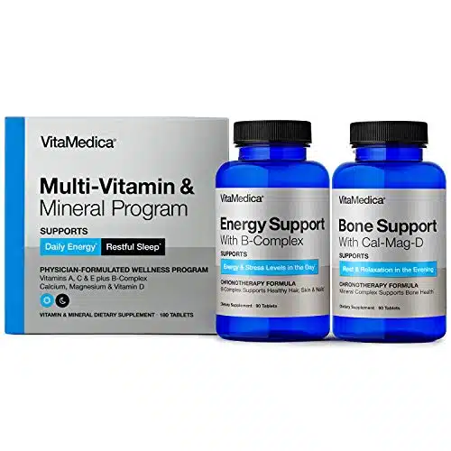 Vitamedica  Multivitamin &Amp; Mineral  Energy Support  Sleep Support  B Vitamins  Vitamin C  Vitamin A  Vitamin E  Vitamin K  Boron  Bone Health  Wellness  Made In Usa  Day Supply