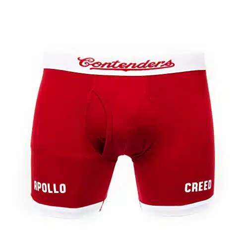 Apollo Creed Rocky Ii Boxer Briefs (Large) Red