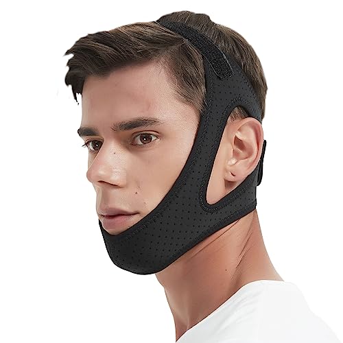 Better Nights Sleep Chin Strap For Cpap Users Keep Mouth Closed While Sleeping Chin Strap For Snoring Stop Noise Anti Snoring Chin Strap For Men And Women Black Better Night'S Sleep Chin Strap For Cpap Users, Keep Mouth Closed While Sleeping Chin Strap For Snoring, Stop Noise Anti Snoring Chin Strap For Men And Women (Black)