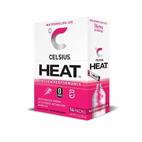 Celsius Heat On The Go Performance Energy Powder Stick Packets Watermelon Ice Pack Of Celsius Heat On The Go Performance Energy Powder Stick Packets, Watermelon Ice (Pack Of )