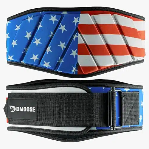 Dmoose Strength Weightlifting Belt For Men And Women  Deadlift Belt Back Support, Workout Back Support For Lifting, Fitness, Cross Training And Powerlifting   American Medium