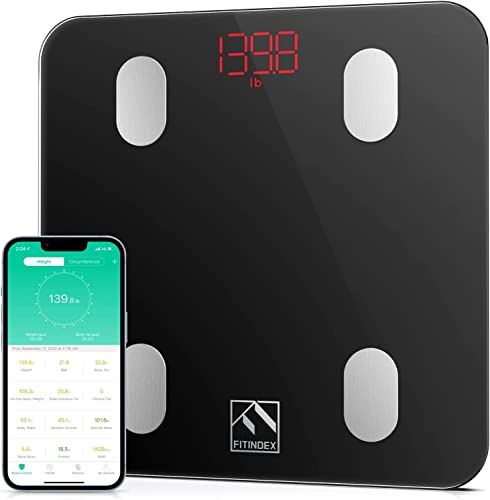 Fitindex Smart Scale For Body Weight Digital Bathroom Scale For Body Fat Bmi Muscle Weighting Machine With Bluetooth Body Composition Health Monitor Analyzer Sync Apps For P Fitindex Smart Scale For Body Weight, Digital Bathroom Scale For Body Fat Bmi Muscle, Weighting Machine With Bluetooth Body Composition Health Monitor Analyzer Sync Apps For P