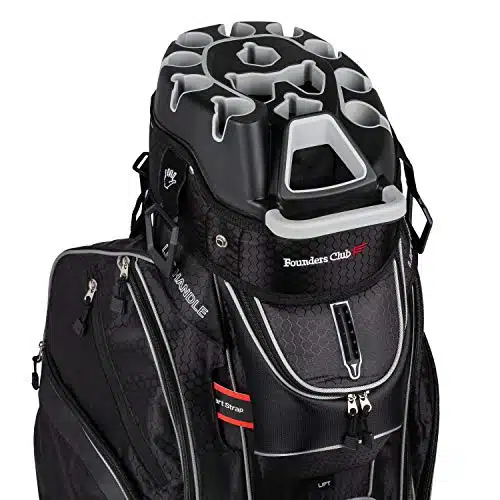Founders Club Premium Cart Bag With Ay Organizer Divider Top (Gblack)