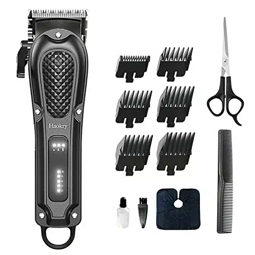 Haokry Hair Clippers For Men Professional   Cordless&Amp;Corded Barber Clippers For Hair Cutting &Amp; Grooming, Rechargeable Beard Trimmer