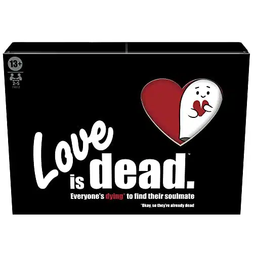 Hasbro Gaming Love Is Dead Game, Party Card Game For Adults And Teens, Hilarious Light Strategy Dating Game For Players Ages And Up