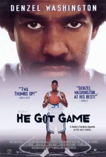 He Got Game Movie Poster (X Inches   Cm X Cm) () Style B  (Denzel Washington)(Ray Allen)(Milla Jovovich)(Rosario Dawson)(Hill Harper)(Zelda Harris)