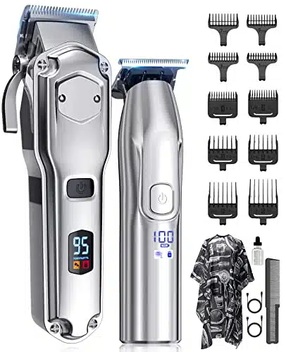 Jack &Amp; Rose Clippers And Trimmers Set, Cordless Hair Clippers For Men, Barber Clippers Set