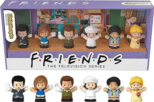 Little People Collector Friends Tv Series Special Edition Figure Set For Adults &Amp; Fans, Characters In A Display Gift Package