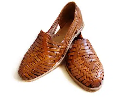 Mexican Huaraches Sandals Brown, For Women