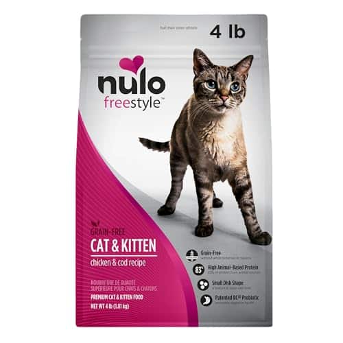 Nulo Freestyle Cat Kitten Food Premium Grain Free Dry Small Bite Kibble Cat Food High Animal Based Protein With Bcprobiotic For Digestive Health Support Pound Pack Of Nulo Freestyle Cat &Amp; Kitten Food, Premium Grain Free Dry Small Bite Kibble Cat Food, High Animal Based Protein With Bcprobiotic For Digestive Health Support Pound (Pack Of )