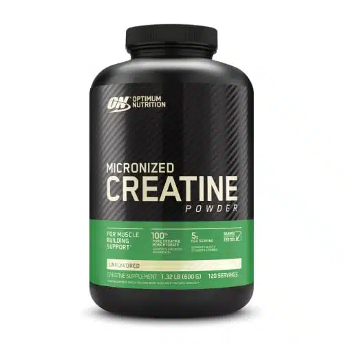 Optimum Nutrition Micronized Creatine Monohydrate Powder, Unflavored, Keto Friendly, Servings (Packaging May Vary)