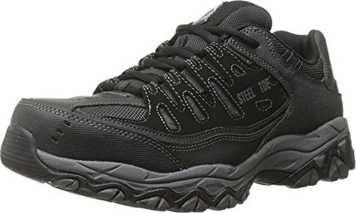 Skechers Mens Cankton Steel Toe Blackcharcoal Skechers Men'S Cankton Steel Toe, Blackcharcoal,
