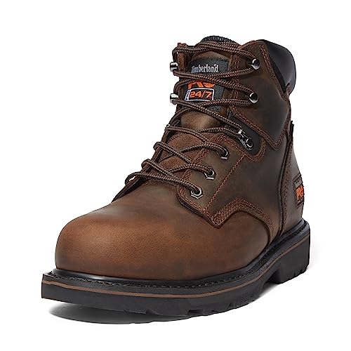 Timberland Pro Mens Pitboss Steel Toe Boot Brown D Medium Timberland Pro Men'S Pitboss Steel Toe Boot, Brown , D Medium