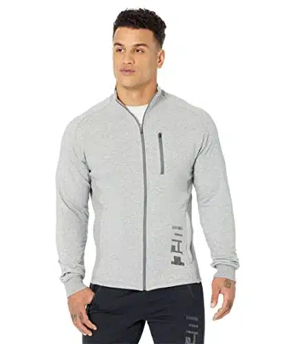 Ufc Ultimate Fighting Long Sleeve Full Zip Jacket Sport Grey Heather Xl
