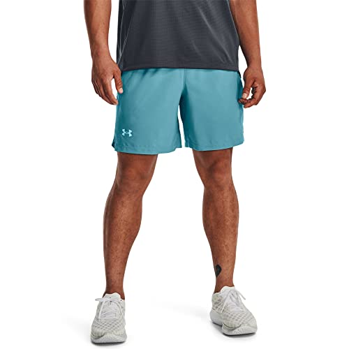Under Armour Mens Launch Stretch Woven Inch Shorts Glacier Blue Glacier Blue Reflective Large Us Under Armour Mens Launch Stretch Woven Inch Shorts, () Glacier Blue Glacier Blue Reflective, Large Us