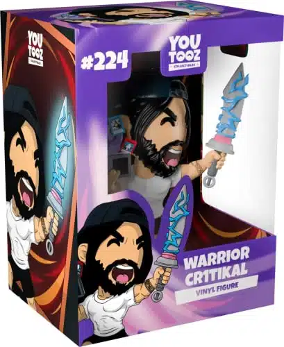 Youtooz Warrior Crtikal #Inch Vinyl Figure, Collectible Moist Critical Penguinzfigure From The Youtooz Gaming Collection [Ages +]