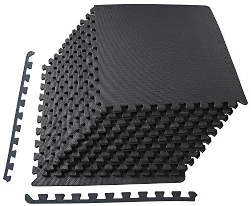 Balancefrom Puzzle Exercise Mat With Eva Foam Interlocking Tiles For Mma Exercise Gymnastics And Home Gym Protective Flooring Thick Square Feet Black Balancefrom Puzzle Exercise Mat With Eva Foam Interlocking Tiles For Mma, Exercise, Gymnastics And Home Gym Protective Flooring, Thick, Square Feet, Black