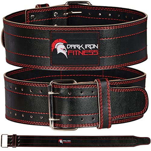 Dark Iron Fitness Weight Lifting Belt For Men Women Leather Gym Belts For Weightlifting Powerlifting Strength Training Squat Or Deadlift Workout Up To Lbs Dark Iron Fitness Weight Lifting Belt For Men & Women % Leather Gym Belts For Weightlifting, Powerlifting, Strength Training, Squat Or Deadlift Workout Up To Lbs